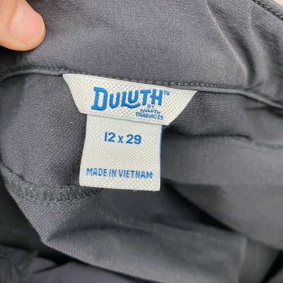 DULUTH TRADING CO Women's 12x29 Black Flexpedition Slim Leg Pants - Picture 8 of 13